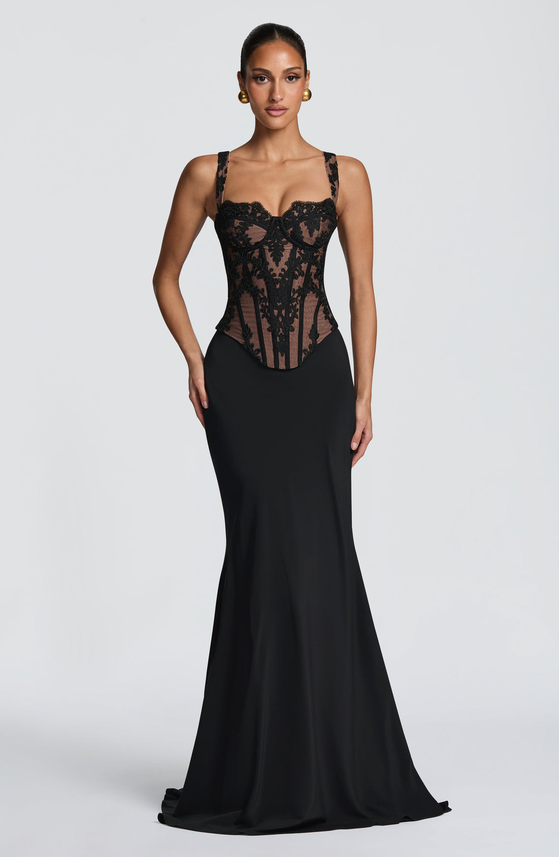 Vintage Lace Corset Top – Boned, Sheer, and Sexy Court-Style Design