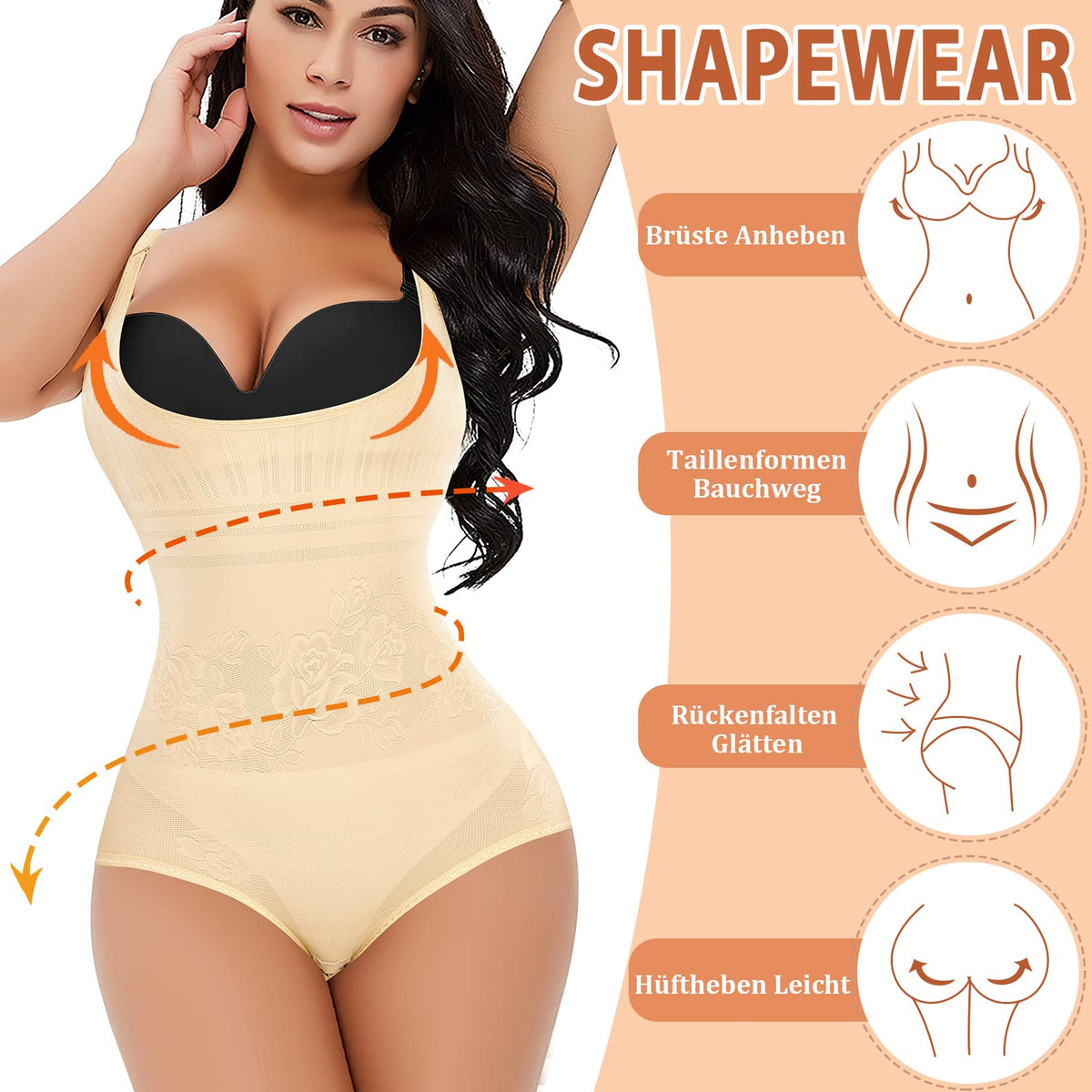 Shapewear Women's Body Shaper Tummy Control