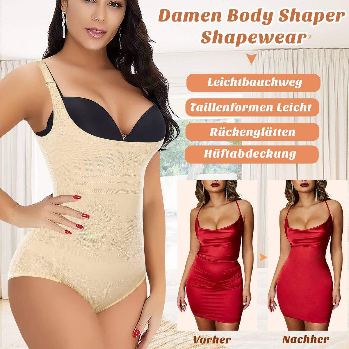 Shapewear Women's Body Shaper Tummy Control